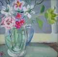 Glass Jug with Flowers